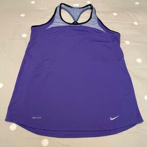 Purple Nike Running Dri-Fit tank top Size Large